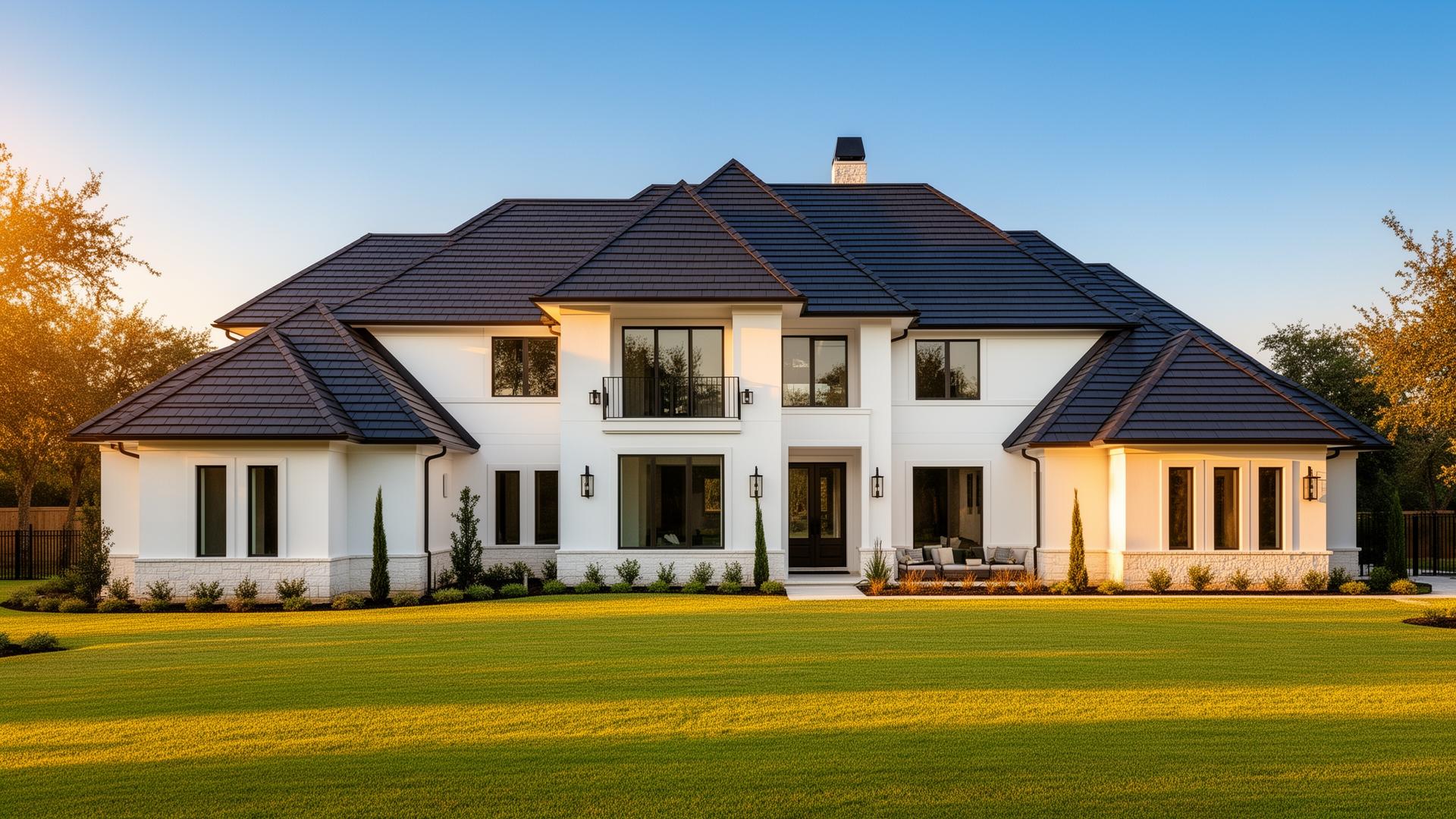 Texas home with a new roof